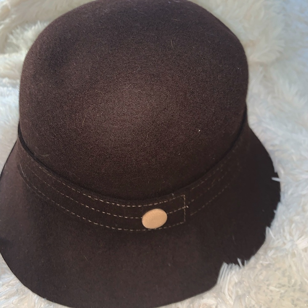 Vintage Filippo catarzi brown wool hat - Made in Italy